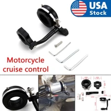 Motorcycle Cruise Control Throttle Lock Assist Set Universal For Honda Shadow