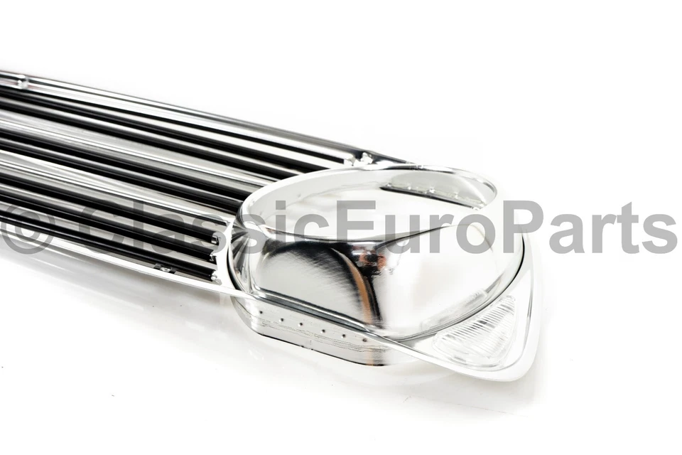 Faro cromo aluminio parrilla con juego de molduras negro para BMW E10 principios de 1602 2002 tii Foto 4 de 4