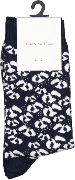 Neu! Gant Damen Socken R1. Dove Socks, Schwarz-Weiß, One Size-image