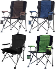 Folding Chair, Camping Fishing Chairs, Comfortable Heavy Duty Structure, 135 kg