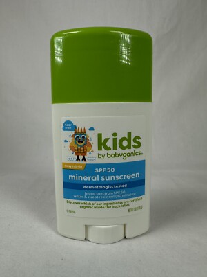 Kids Mineral Sunscreen, SPF 50, 1.6 oz (45 g)