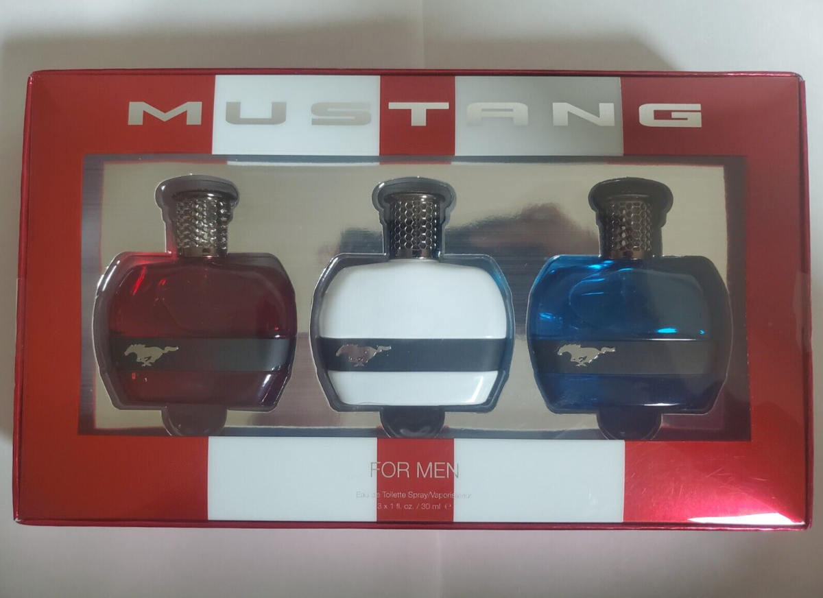 Mustang for Men 3 Piece Gift Set Eau De Toilette 1.0 oz / 30 mL