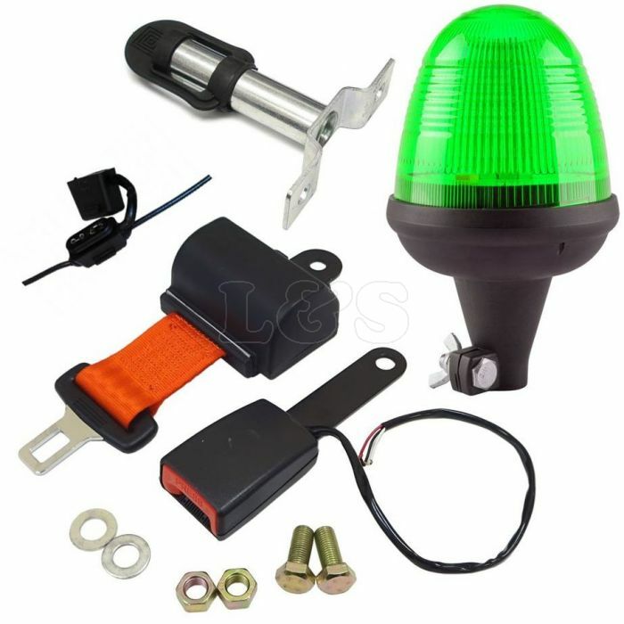 Seatbelt Warning System LED Flexi DIN Beacon c/w Twin Bolt On Spigot