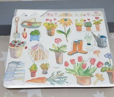The Melamaster Collection Vier Melamin Tischsets Korkr&uuml;cken Hitzebest&auml;ndig Neu