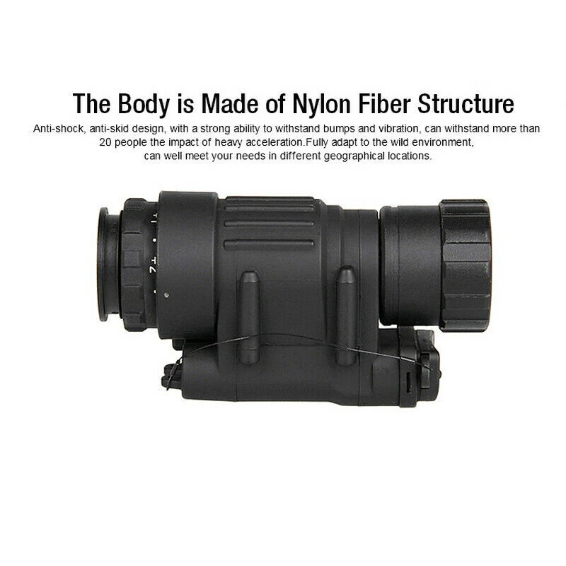 200M 2X Monocular Night Vision Helmet Scope Hunting NVG Rhino Arm 850mm 1/4CMOS - Image 4 of 4