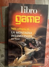 librogame  LA MONTAGNA INSANGUINATA n.26  Lupo Solitario  2°edizione  come nuovo