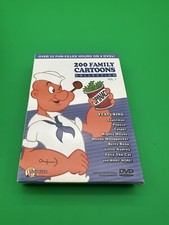 200 Family Cartoons: Vol. 1 DVD, 2008, 4-Disc Set Superman Popeye Betty Boop
