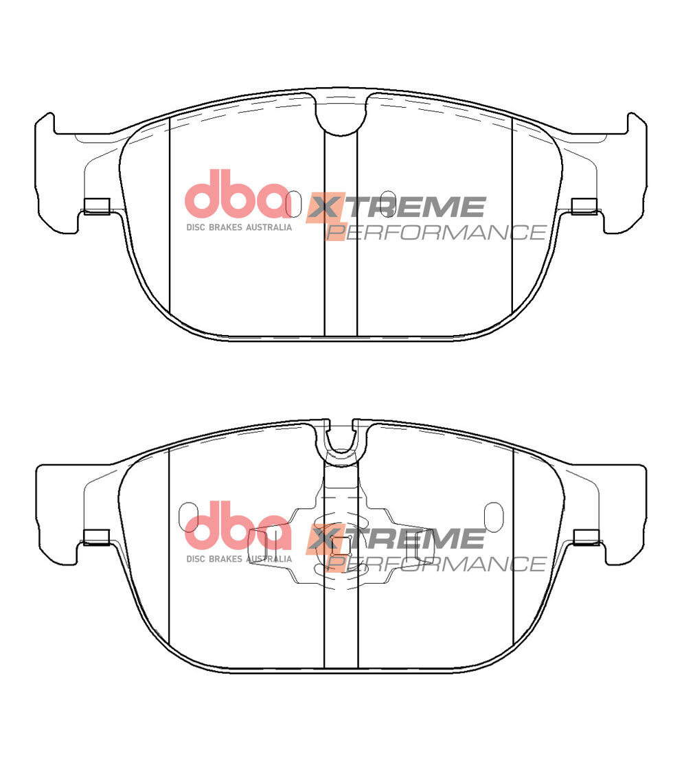 DBA Xtreme Performance Front Brake Pads for Volvo S60 S90 V60 V90 XC40 XC60 XC90