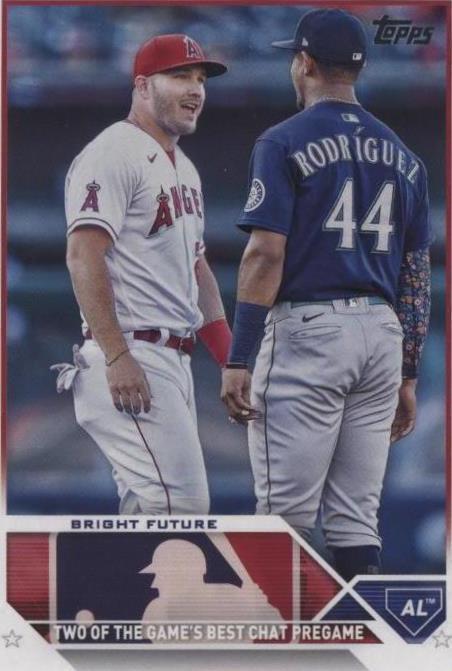 2023 Topps Update Series - Julio Rodriguez Mike Trout #US132 - 1 of 1