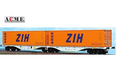 ACME 40366, AAE-FS Carro Intermodale Tipo Sggrss 80 con container da 40' ZIH
