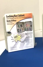 Hillman 711334 20 Key Gray Key Storage Cabinet with Key Tags