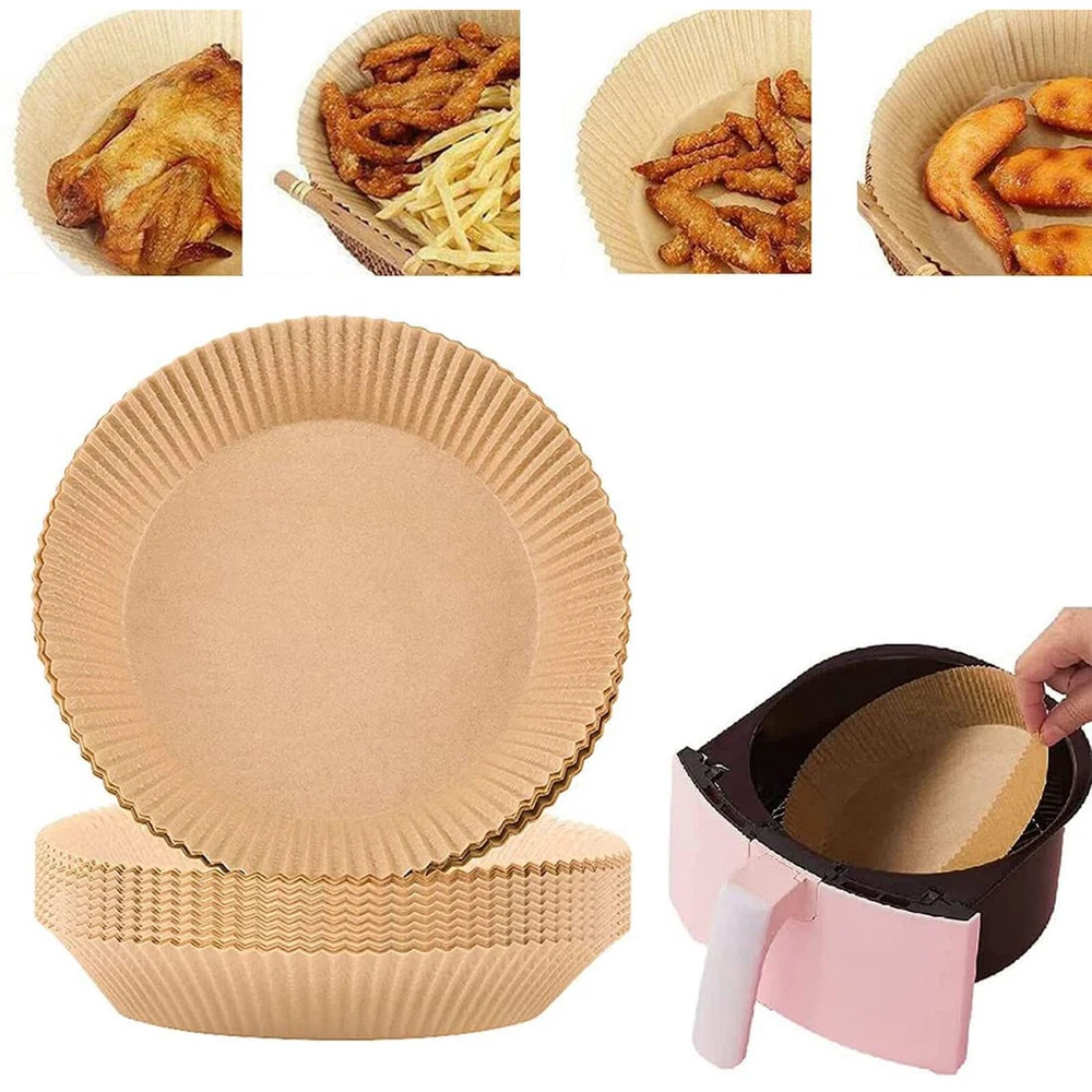 Air Fryer Silicone Pot Basket Liners Non-Stick Safe Oven Baking Tray Accessories Air Fryer Silicone Pot Basket Liners Non-Stick Safe Oven Baking Tray Accessories