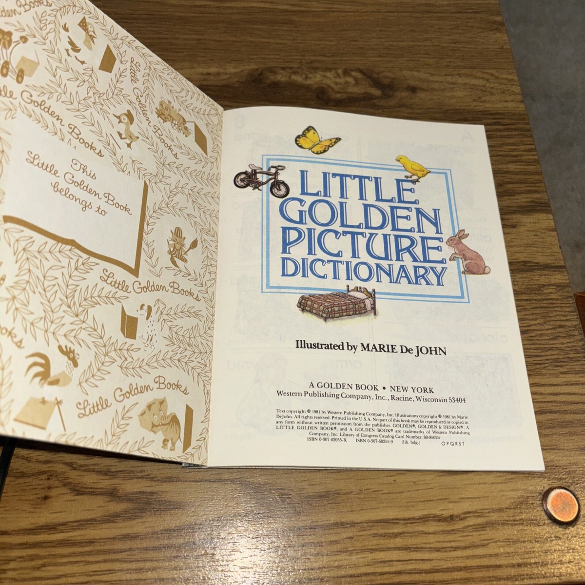 A Little Golden Book Little Golden Picture Dictionary 202-51, 1981