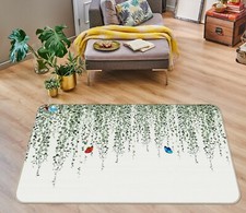 3D Green Rattan Butterfly NA2242 Game Rug Mat Elegant Photo Carpet Mat Fay