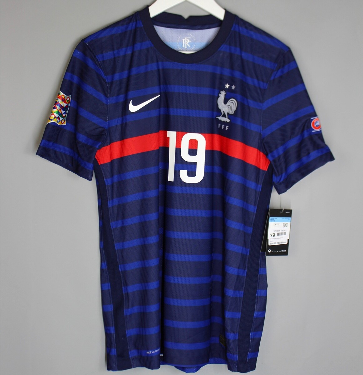 FRANCE NATIONAL TEAM AUTHENTIC VAPOR 2020 2021 HOME FOOTBALL