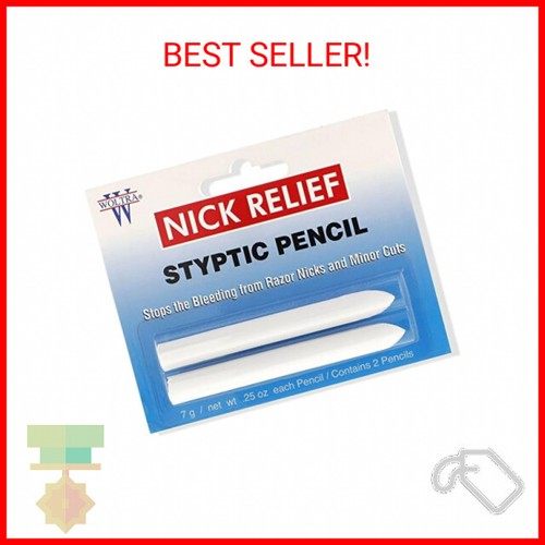 Clubman Woltra Nick Relief Styptic Pencil, 0.25 oz (2 Pencils) - 第 1/1 張圖片