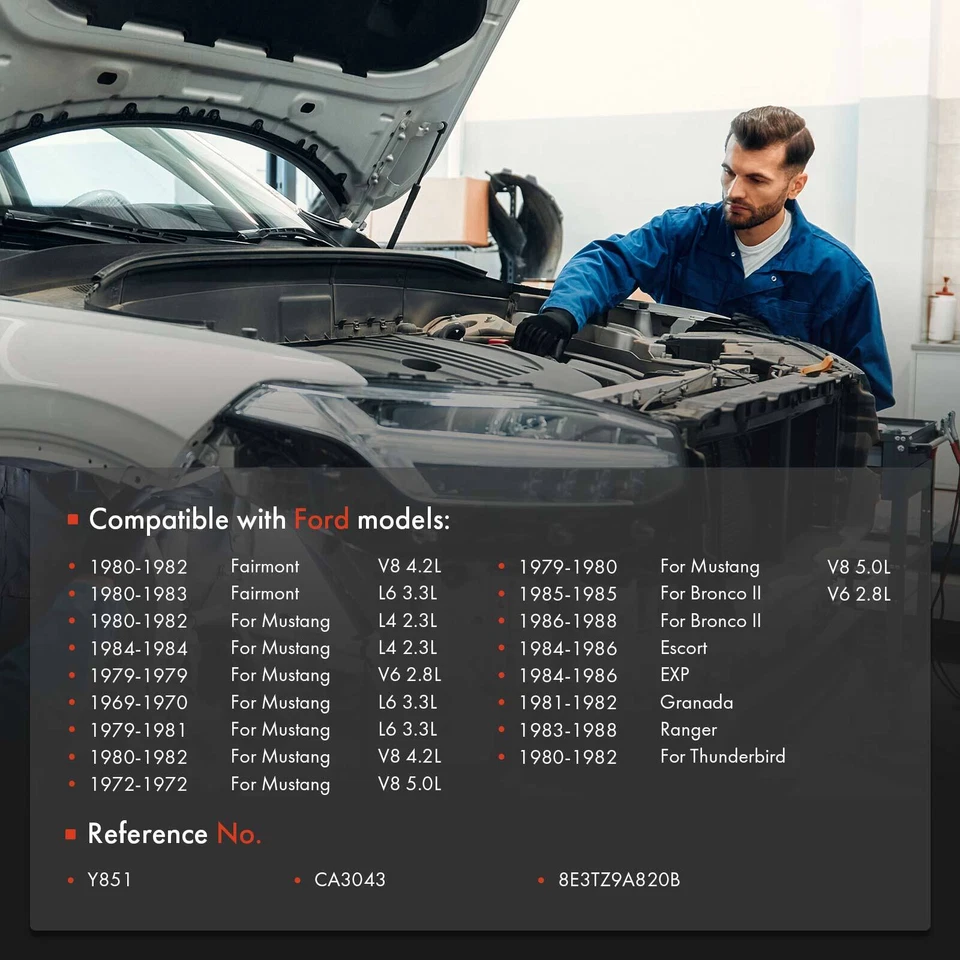 Cable velocímetro 55 pulgadas para Ford Mustang Ranger Bronco II Escort Fairmont Granada Foto 2 de 4