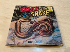 Rarissimo serpente in gomma Snake & Snake Giocadag nuovo in box da collezione