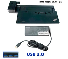 Lenovo ThinkPad Pro Dock Station USB3.0 for X240 L440 T440 T440s T440p w/90W PSU