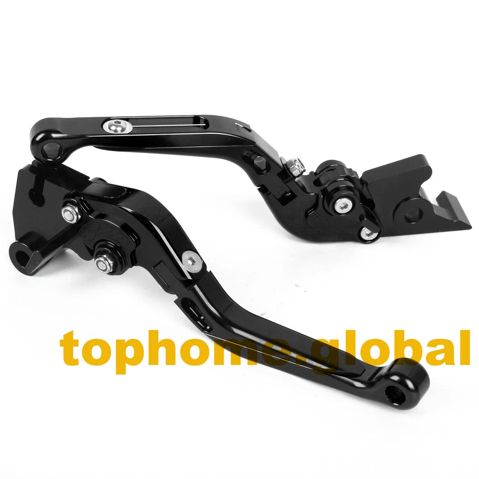 Alavanca de freio de embreagem dobrável/extensível para Kawasaki Honda Yamaha Ducati Suzuki - Imagem 3 de 4