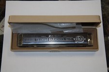 Vintage Suzuki Harmonica Two Timer C Tremelo with Case 21-A - Open Box
