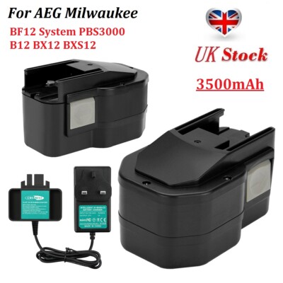Batteria Per AEG B12 BF12 MXS12 System PBS3000 BX12 BXL12 MX12 3,3Ah 12V - Foto 11