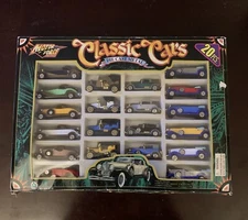 Vintage Motor Force Classic Die Cast Metal Cars 20 pcs