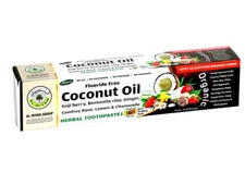 ORGANIC TOOTHPASTE- ALRIYAN COCONUT OIL  100% Natural spicy Tangy Taste
