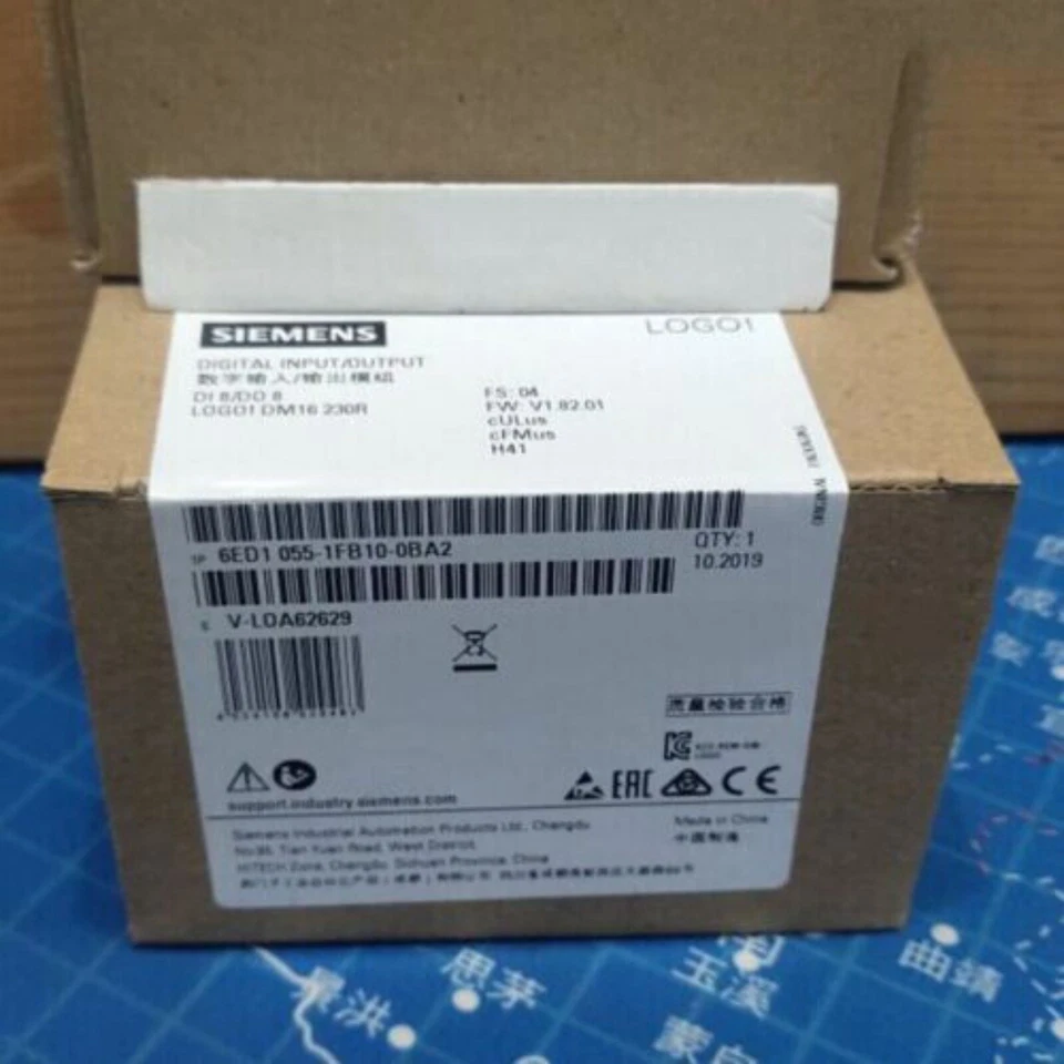 New Siemens 6ED1 055-1FB10-0BA2 6ED1055-1FB10-0BA2 LOGO DM16 230R expansion - Image 3 of 4