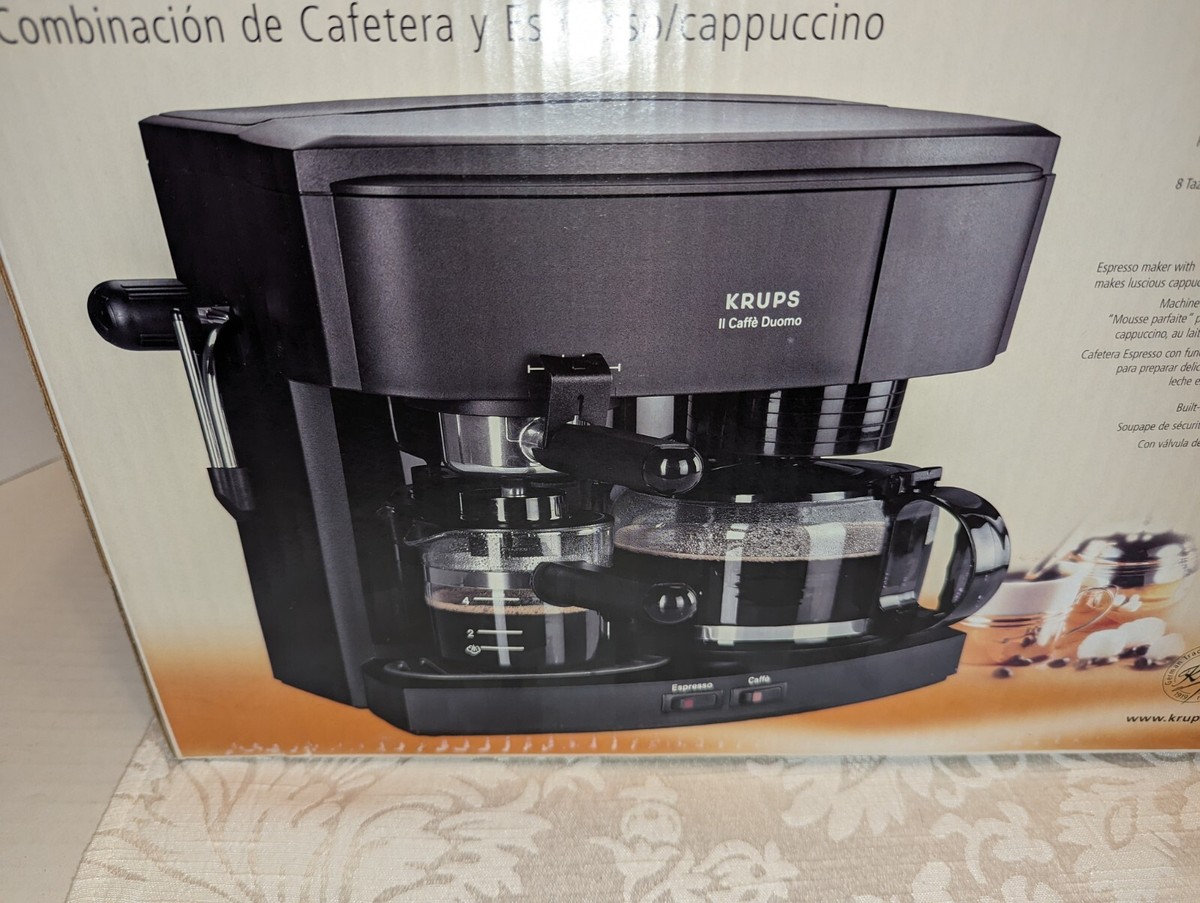 Krups IL Caffe Duomo Type 985 Black Espresso Machine Coffee Maker