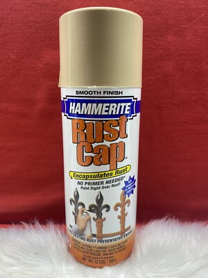 Hammerite Rust Cap Smooth Almond Finish w/Kilz 12 Spray