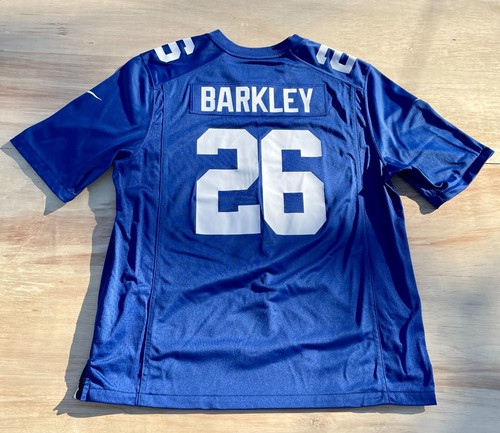 Maglia NIKE NFL On Field New York Giants #26 Saquon Barkley uomo blu TAGLIA XL - Foto 6 di 7