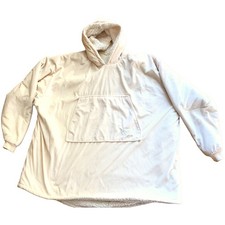 THE COMFY Original Beige Oversized Microfiber Sherpa Wearable Blanket