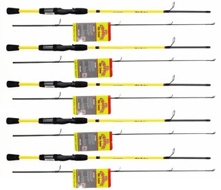 (LOT OF 5) MR CRAPPIE SLAB SHAKER MCS56 2 5'6" LIGHT 2 PIECE SPINNING ROD