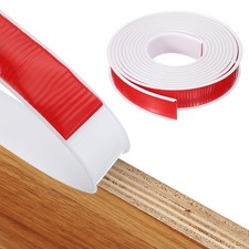TPE U-Shape Edge Banding 1-1/4"ch x 13ft for Shelf Cabinet Table White 