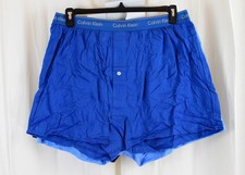 Calvin Klein 3 PACK Mens Cotton Classics Knit Boxer Blue Size X-Large