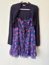 Joe Browns Dress Size 16 Frill Edge Bolero Style Long Sleeve