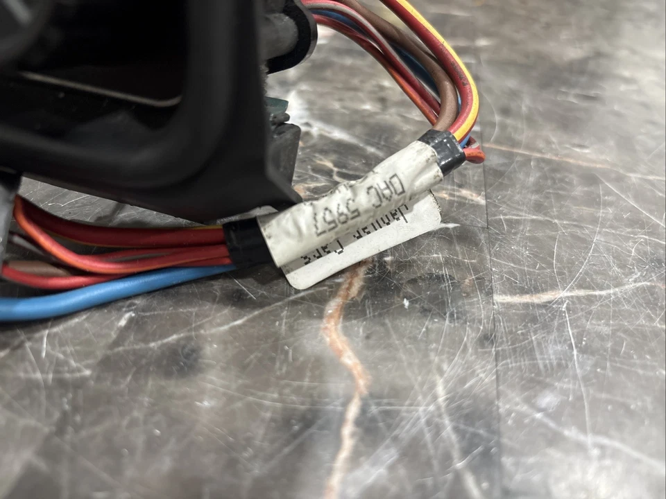 88-91 Jaguar XJS Headlight Lamp Control Dash Switch Panel Bracket OEM DAC5957 - Image 3 of 4