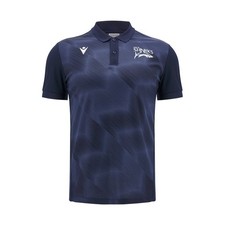 WYPRZEDAŻ SHARKS RUGBY – KOSZULKA POLO TRAVEL POLY - MACRON - Sezon 2024/25