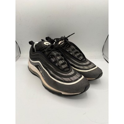 Nike Air Max 97 Ultra 17 Black White Pinstripe Plaid Mens 9.5