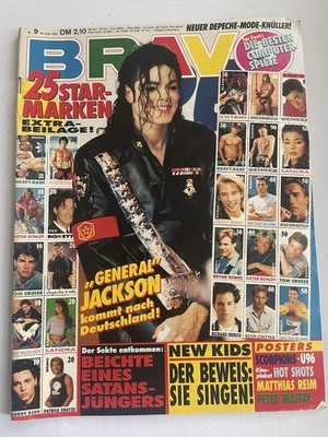 Bravo Zeitschrift Nr 9/92 M.Jackson Skid Row Maffay Reim Scorpions Depeche Mode