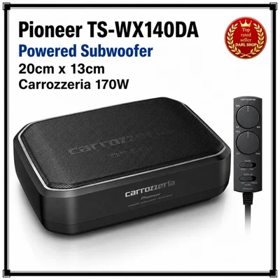 Pioneer TS-WX140DA Powered Subwoofer 20cm x 13cm Carrozzeria 170W - Photo 1/4
