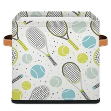 Storage Basket with Handles,Square Collapsible Storage Bins,Foldable Kids Lau...