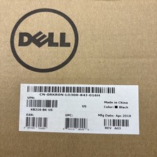 Dell Wired USB Black Keyboard KB216-BK-US New Sealed In Open Box