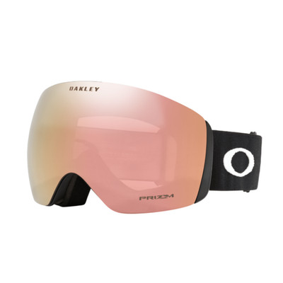 Oakley Flight Deck L Matte Black Prizm Rose Gold Iridium Snow Mask Ski Sn...