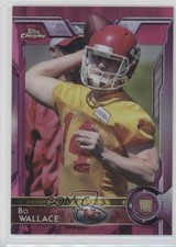 2015 Topps Chrome Rookies BCA Pink Refractor 127/399 Bo Wallace #188 1s8