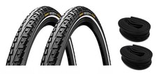 2 x Continental Ride Tour Fahrradreifen 12 16 20 24 26 28 Zoll optional Schlauch