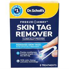 Dr. Scholl's FreezeAway Skin Tag Remover Kit FDACleared  Clinically Proven 8ct