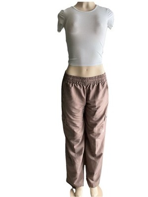 Adidas Women s ESS Woven Trace Brown Cargo Pants S