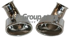 JP GROUP Abgasrohr DANSK 1620702410 für PORSCHE 996 Endschalldämpfer Edelstahl